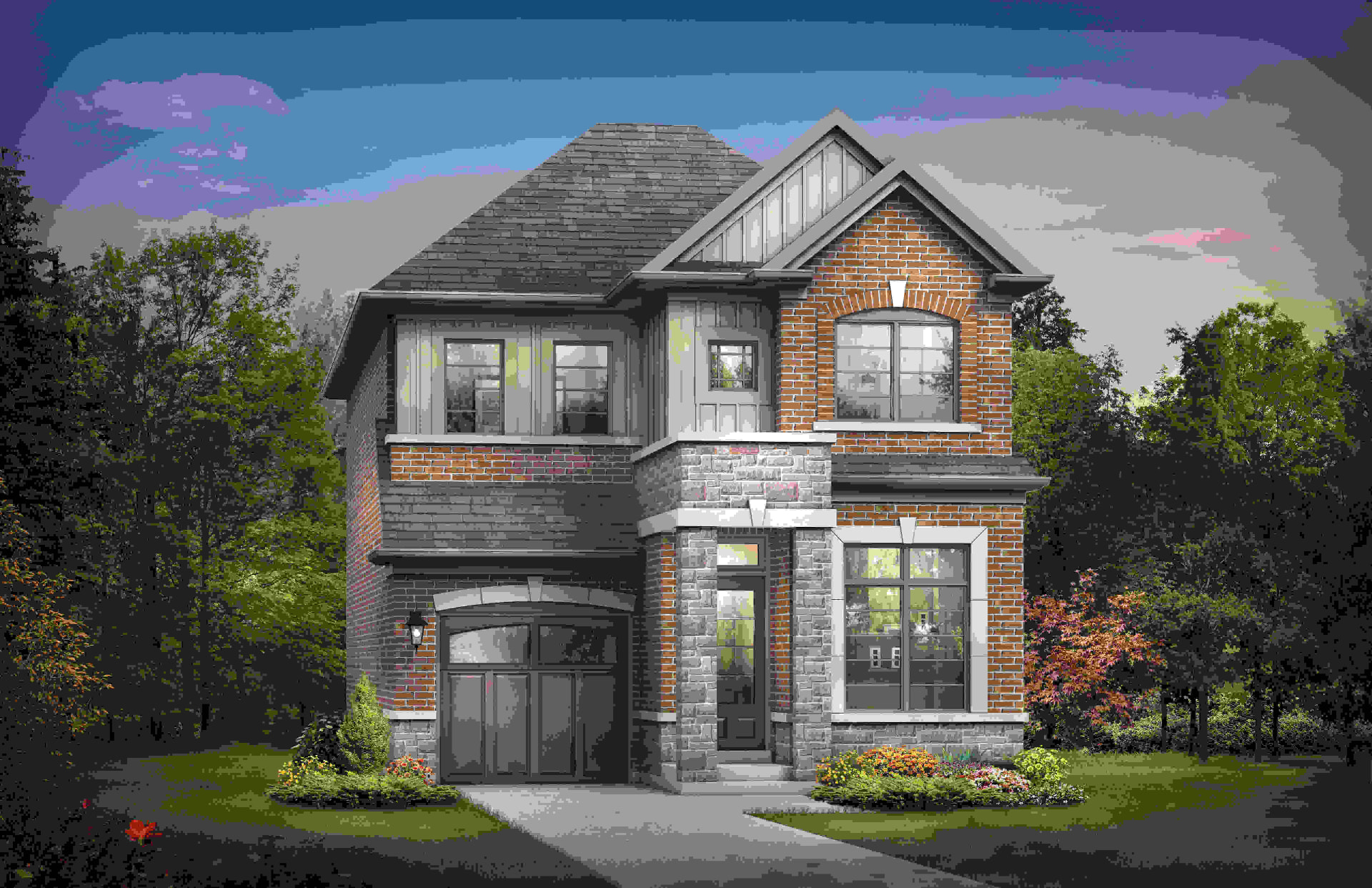 Trails of Whitevale — 30′ Detached collection; specific elevations vary